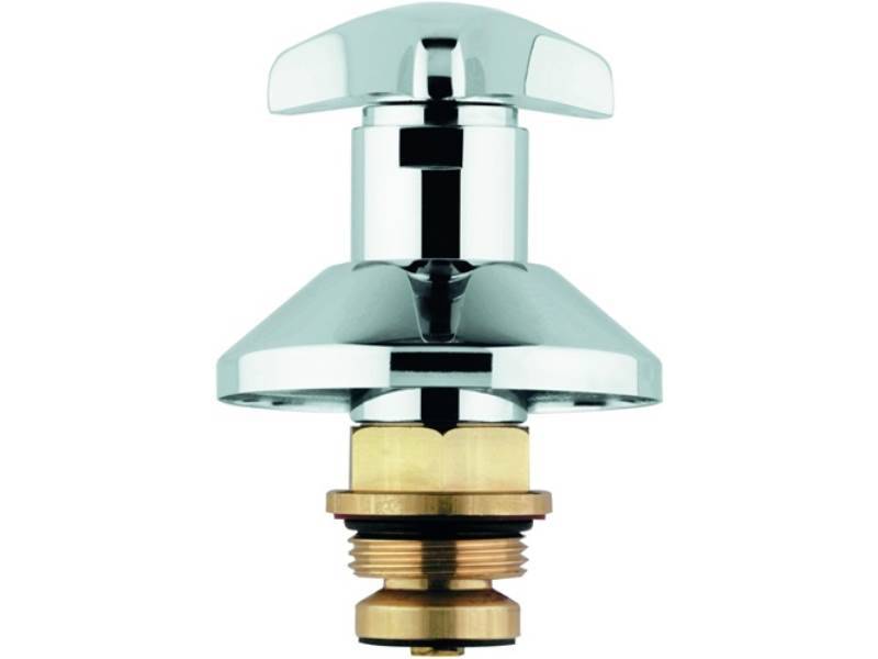 GROHE 11507000 Oberteil Trecorn-Griff chrom Markierung blau