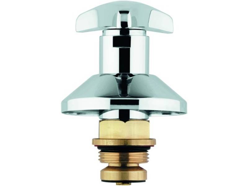 GROHE 11508000 Oberteil Trecorn-Griff chrom Markierung rot