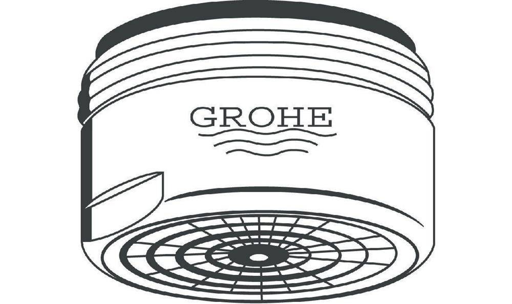 GROHE Mousseur 13,5-15 l/min bei 3 bar chr chrom