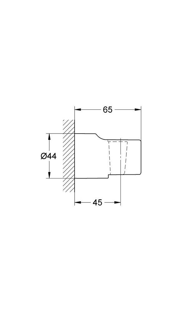 GROHE Handbrausehalter RELEXA ni verstb chr chrom