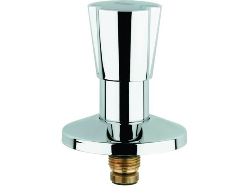 GROHE 11513000 Oberteil Dreikantgriff chrom Markierung blau/rot