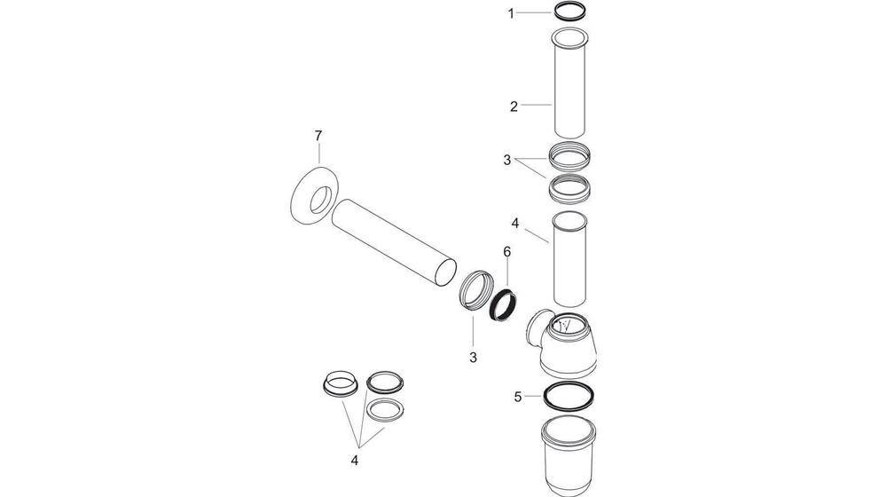 hansgrohe HG Tassensiphon Standardmodell chrom