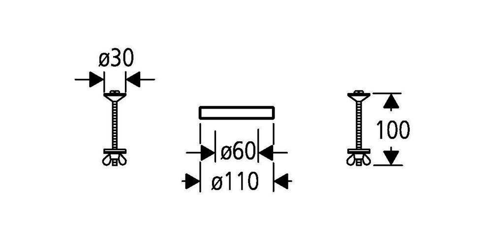 GROHE Befestigung (06.05.4100) kpl
