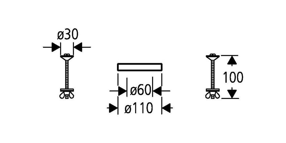 GROHE Befestigung (06.05.4100) kpl