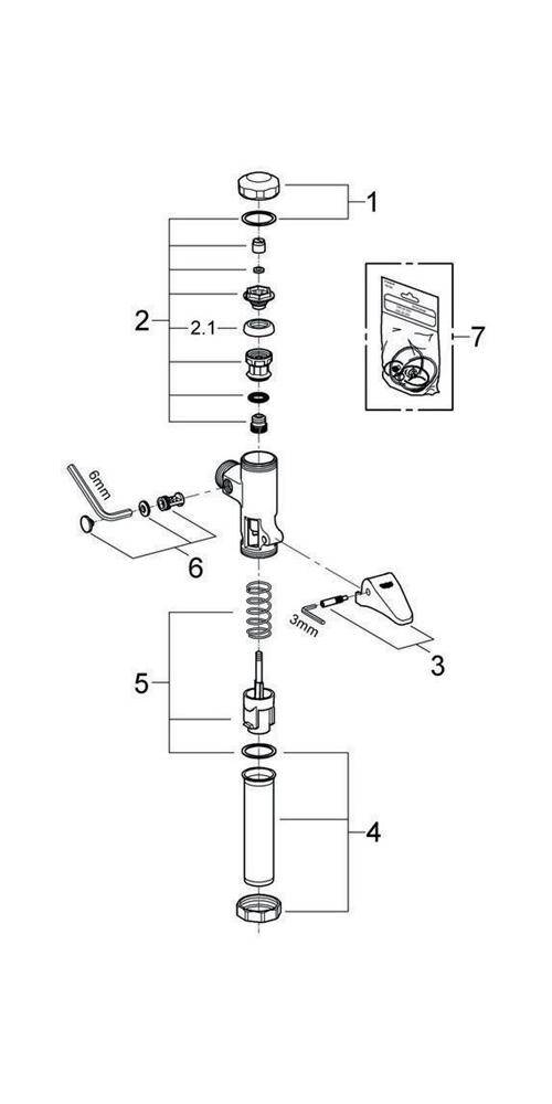 GROHE DAL-Automatic-Spüler f WC 3/4Zoll chr