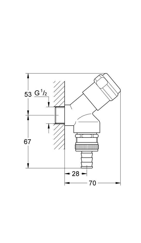 GROHE Armaturenkombination Eggemann DN 15 chrom