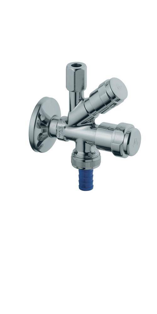 GROHE Kombinations-Eckventil mit Rckflussverhinderer chrom chrom