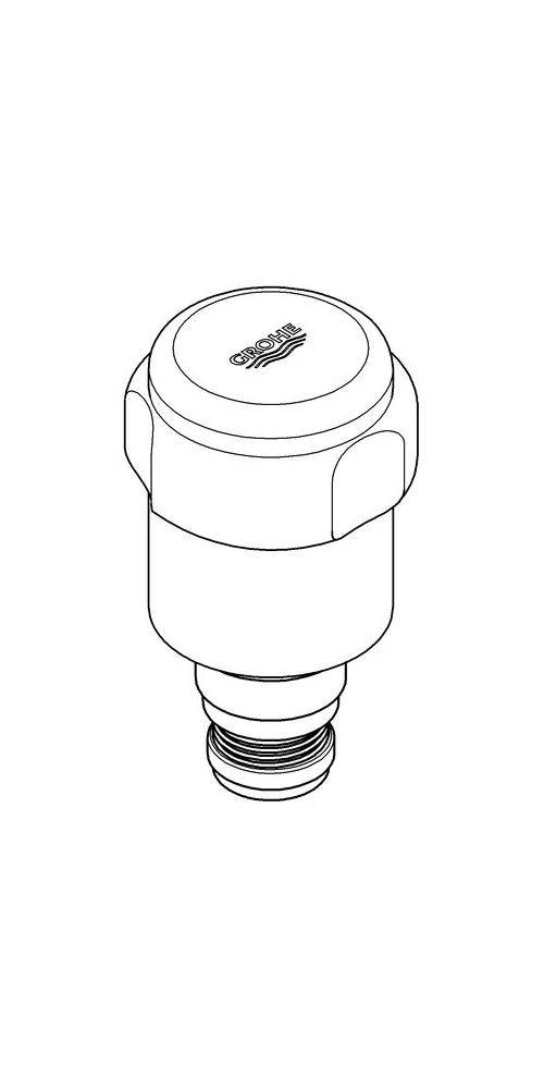 GROHE Oberteil - WAS Desgr. m RV 3/8Zoll DN 10 3/8Zoll DN 10