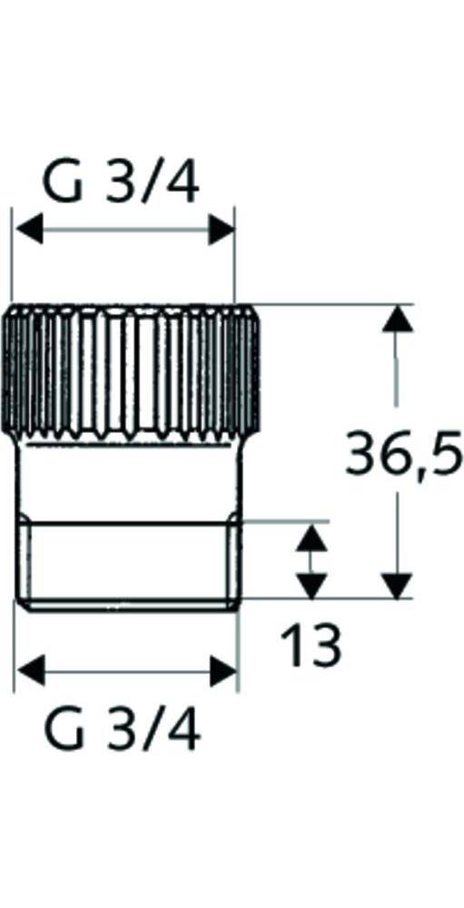 SCHELL Schlauchplatz-Sicherung für Geräteanschlussarmaturen 3/4Zoll
