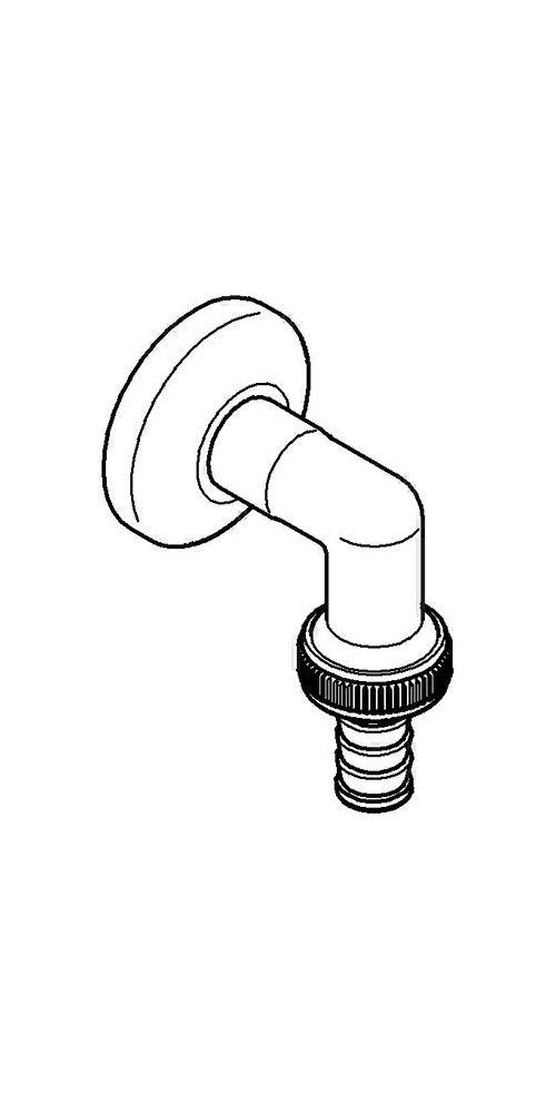 GROHE WAS Schlauchanschlussbogen 1/2Zoll chr