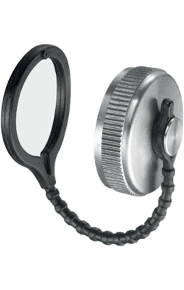 SCHELL Verschlusskappe mit Kette und Dichtscheibe, Messing 1/2Zoll