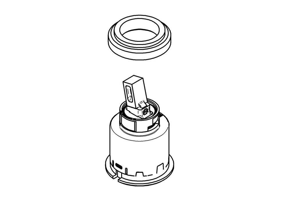 GROHE EICHELBERG Keramik-Kartusche ECOM