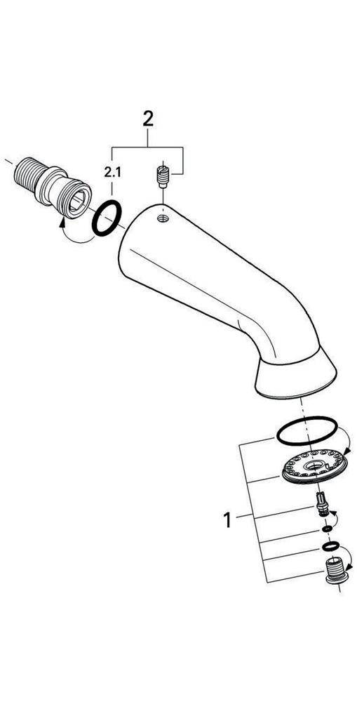 GROHE Sportkopfbrause RELEXA PLUS 60 Ausldg 148mm chr chrom
