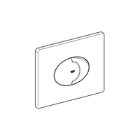 GROHE Abdeckplatte SKATE AIR 156x197mm chr chrom GROHE Abdeckplatte SKATE AIR 156x197mm chr chrom