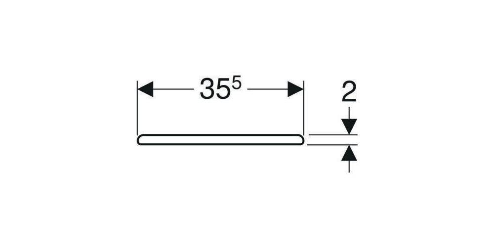 Geberit WC-Sitz RENOVA universal manhattan