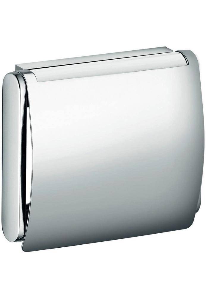 KEUCO Toilettenpapierhalter PLAN mit Deckel verchromt verchromt