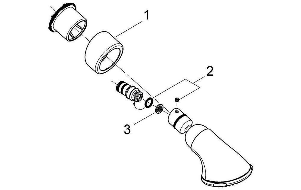 GROHE Kopfbrause RELEXA 100 Five chr Five, 5 Strahlarten