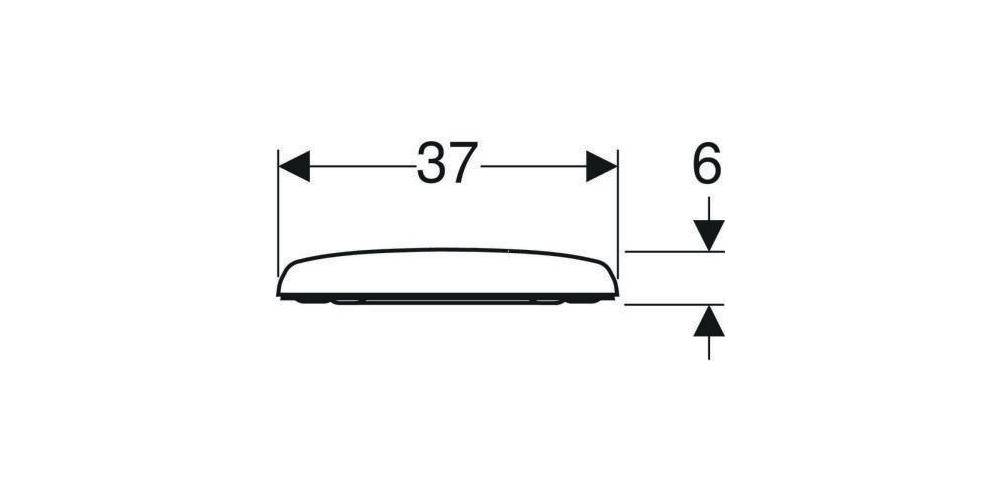 Geberit WC-Sitz RENOVA mit Absenkautomatik weiß
