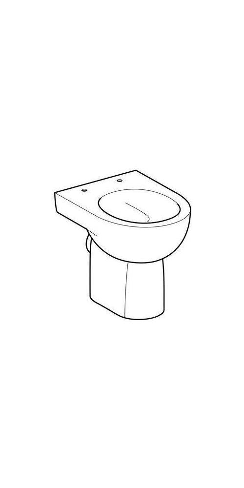 Geberit Stand-TiefspÃ¼l-WC RENOVA teilgeschlossene For Ab horizontal