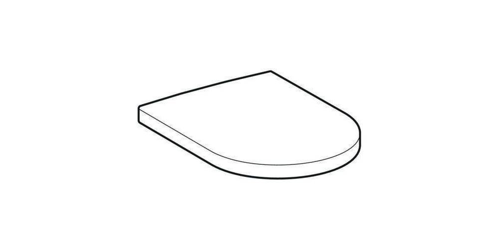 Geberit WC-Sitz RENOVA PLAN Befest von oben mit Absenkautomatik weiß