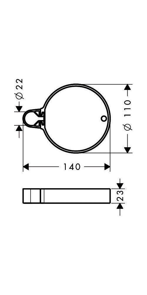 hansgrohe HG Seifenschale CASETTA'C chrom