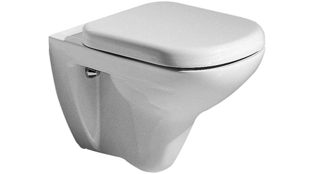 Geberit WC-Sitz RENOVA PLAN Scharniere Edelstahl weiß