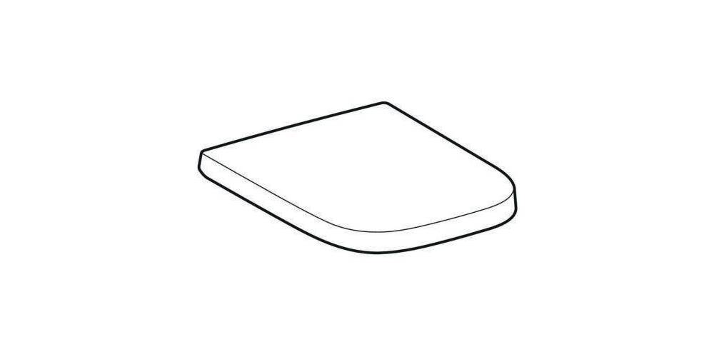 Geberit WC-Sitz RENOVA PLAN Scharn ES mit Absenkautomatik weiß