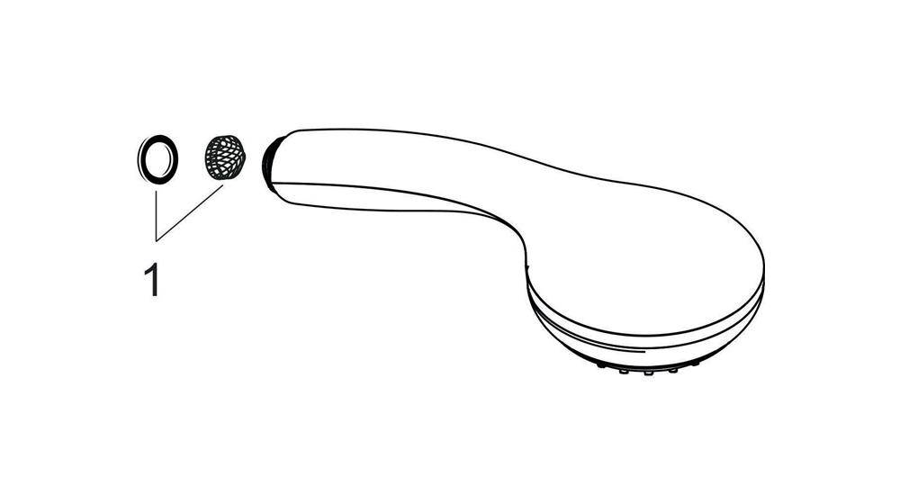 hansgrohe HG Handbrause CROMETTA 85 DN 15 Multi St.art Normalst.