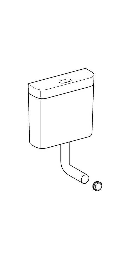 GROHE WC-Spülkasten 6-9 l einstb Aufputz we weiß