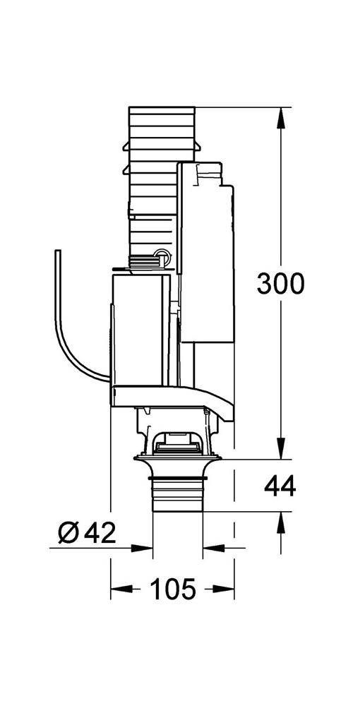 GROHE 2-Mengen-Umrüstset f Spülkasten GD 2