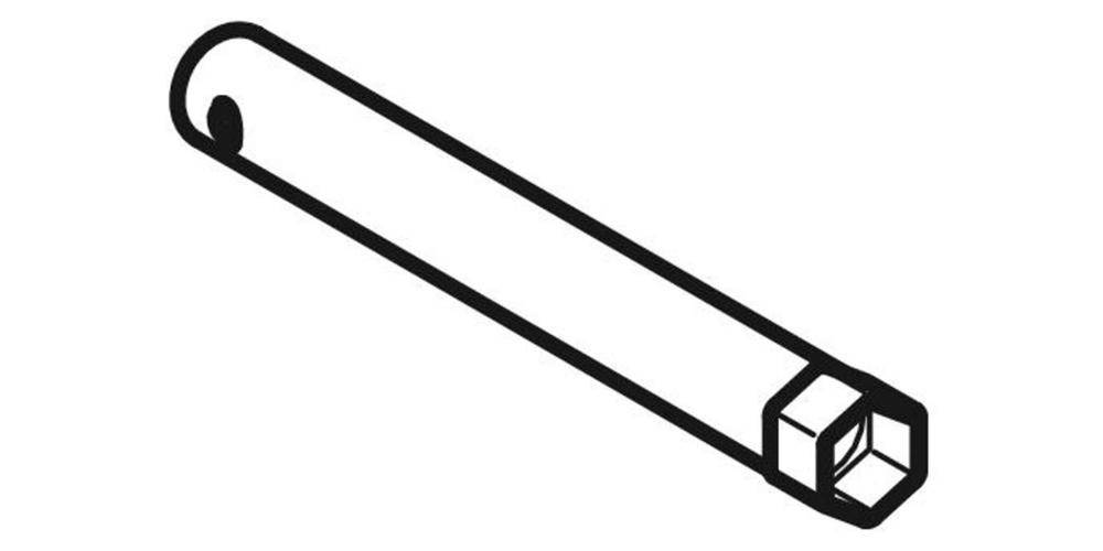 Geberit Montageschlüssel RENOVA für WC-Sitze mit Befestigung von unten