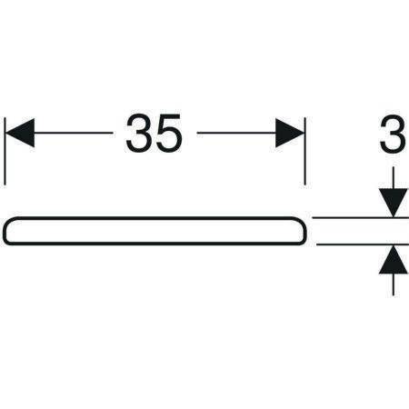 Geberit WC-Sitz RENOVA COMFORT ohne Absenkautomatik weiß