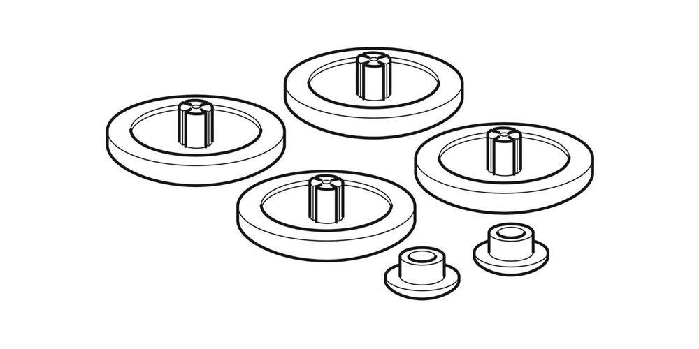 Geberit Sitzdeckelpuffer für WC-Sitze