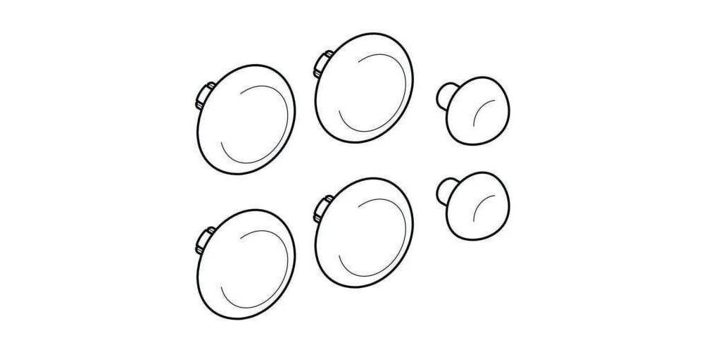 Geberit Sitzdeckelpuffer passend zu 573430, 573440 und 572170