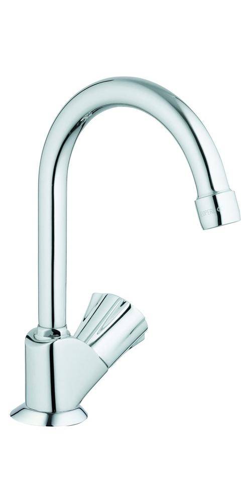 GROHE Standventil COSTA 1/2Zoll schwb Rohrausl. m Mousseur chr