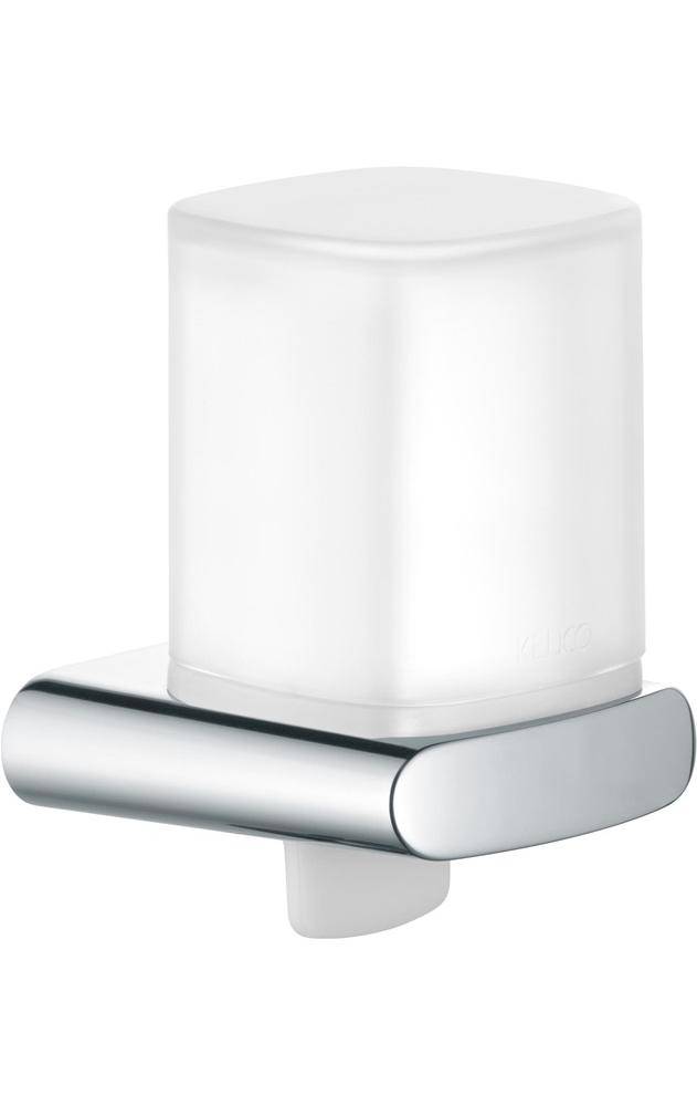 KEUCO Lotionspender ELEGANCE Echtkristall-Glas mattiert verchromt