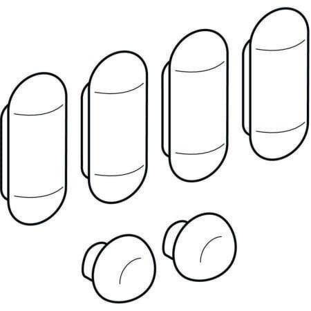 Geberit Sitzdeckelpuffer passend zu 573010, 572030 und 573070