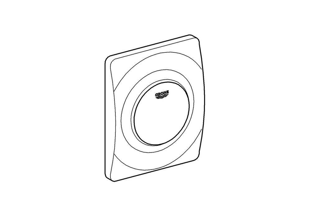 GROHE Betätigungsplatte SURF 116x144mm awe