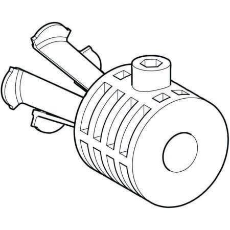 Geberit Wandbefestigung WB9N-T Flow 300, 4U Wand-WC