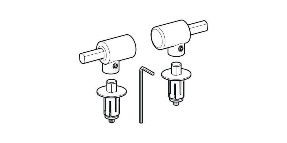 Geberit Scharnier f WCS Flow mit Absenkautomatik verchromt