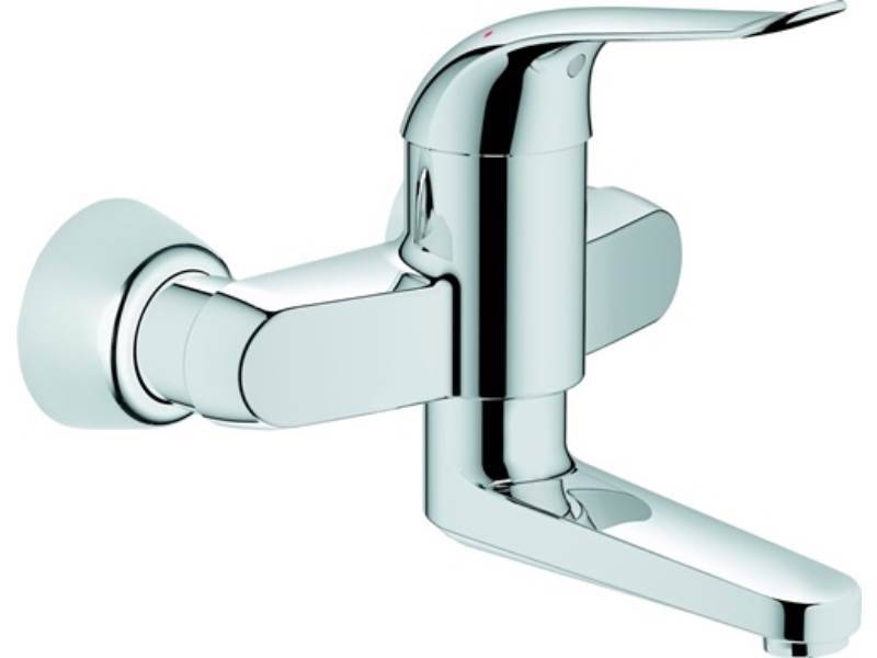 Grohe EH-WTbatt EUROECO SPECIAL 1/2Zoll Ausladung 197mm, S-Anschlüsse chrom