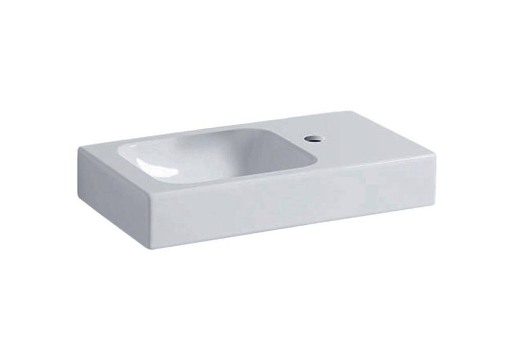 Geberit Handwaschbecken iCon 530x310mm o ÜL m HL we Abl. rechts