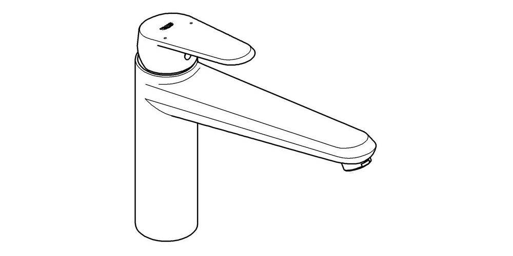 GROHE Einhand-Spültischbatterie EURODISC COSMOPOLITAN 1/2Zoll mi-ho