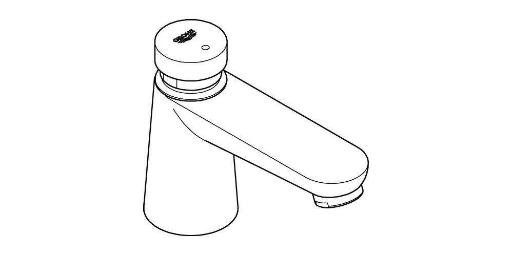 GROHE Selbstschl-Standventil EUROECO CT 1/2Zoll chr