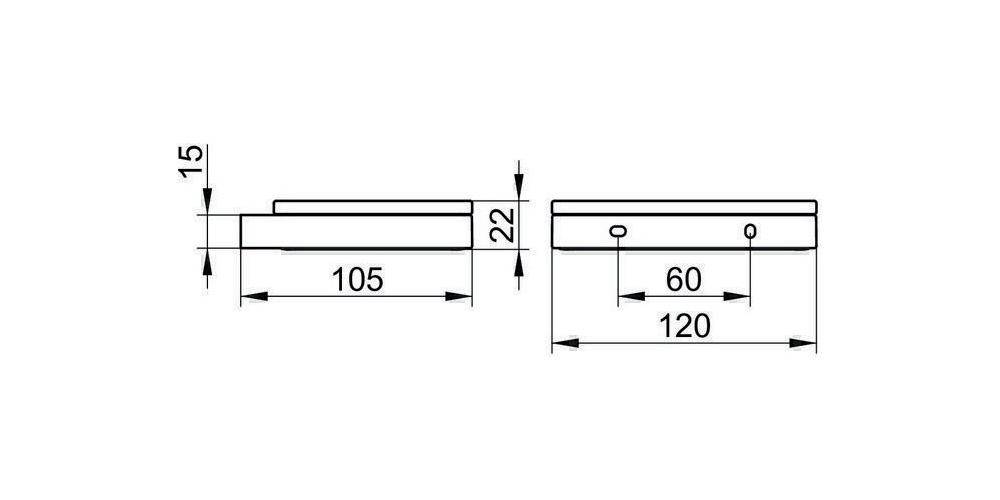 KEUCO Echtkristall-Seifenschale EDITION 11 lose
