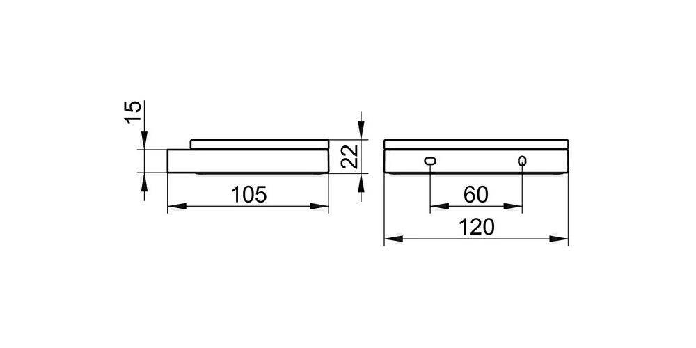 KEUCO Echtkristall-Seifenschale EDITION 11 lose