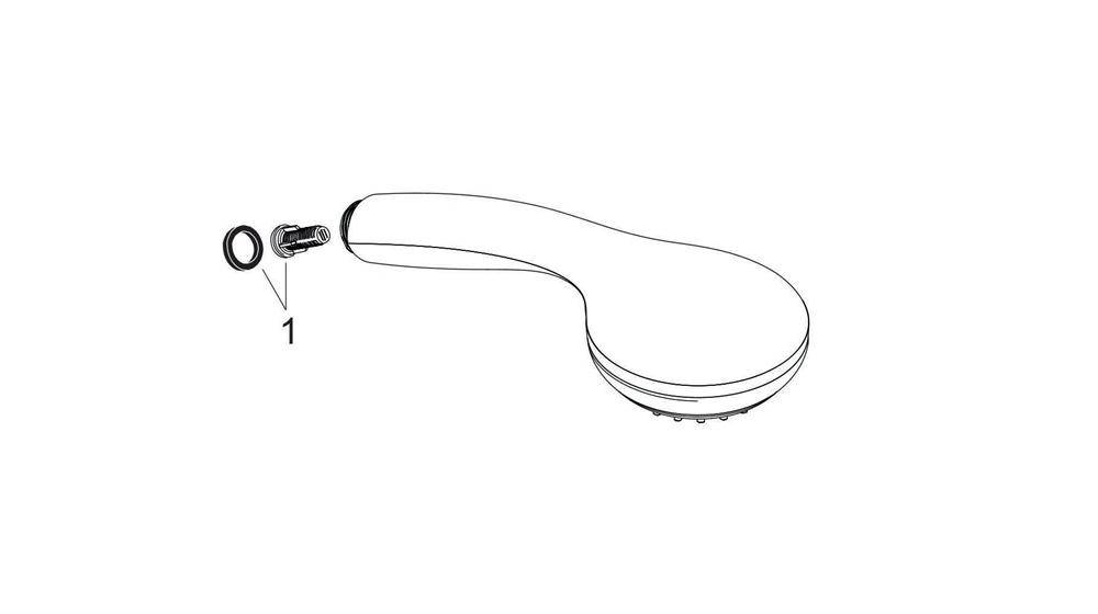 hansgrohe HG Handbrause CROMETTA 85 MONO DN 15 chrom