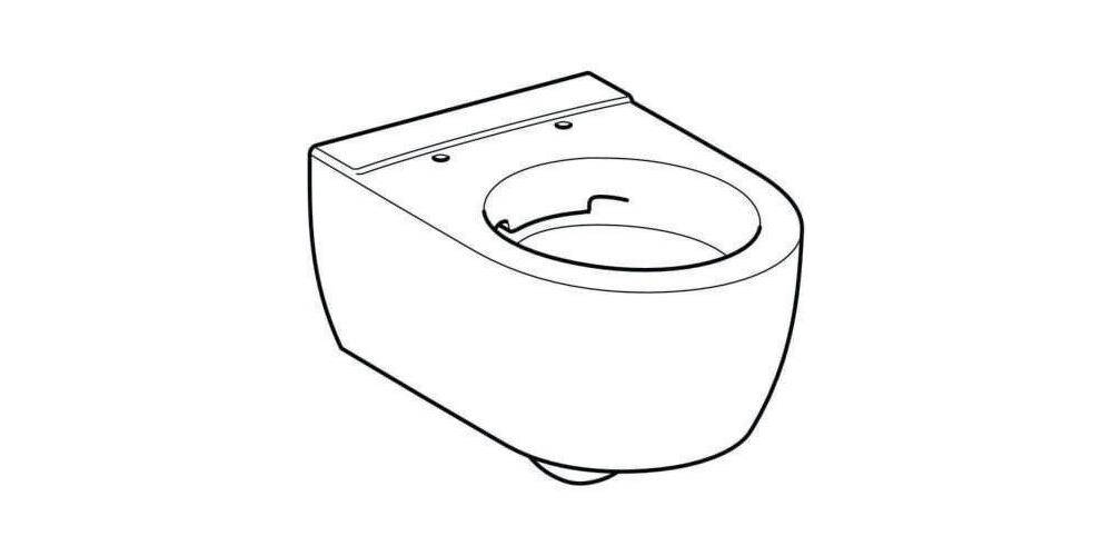 Geberit Wand-Tiefspül-WC iCon RIM geschlossene Form 355x330x530mm weiß
