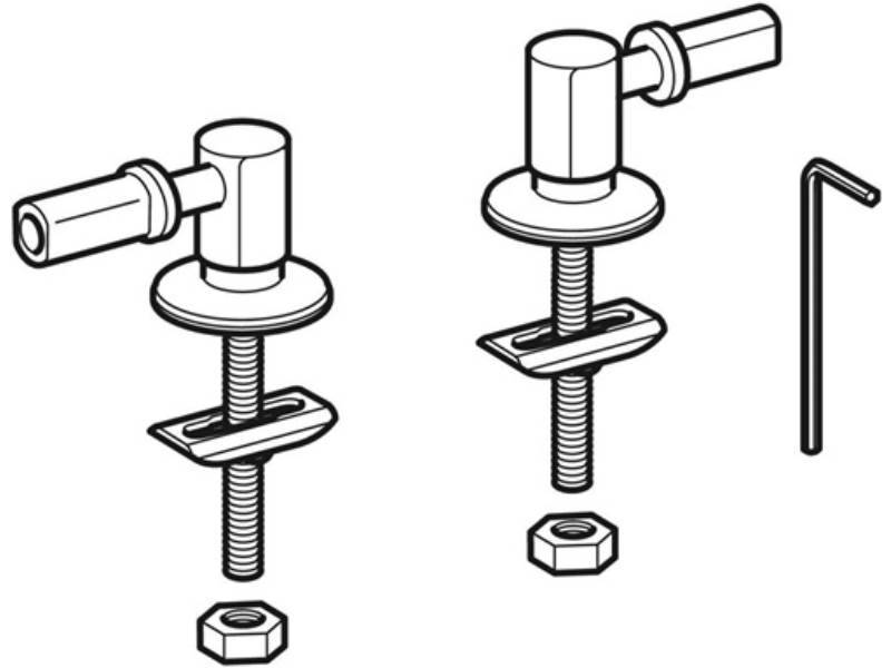 Geberit Scharnier passend zu 4U WC-Sitz 574400 verchromt