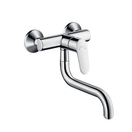hansgrohe HG Einhebel-Spültischmischer FOCUS DN 15, für Wandmontage